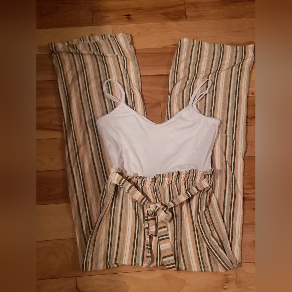 Ultra Flirt jumpsuit, striped - Picture 3 of 5